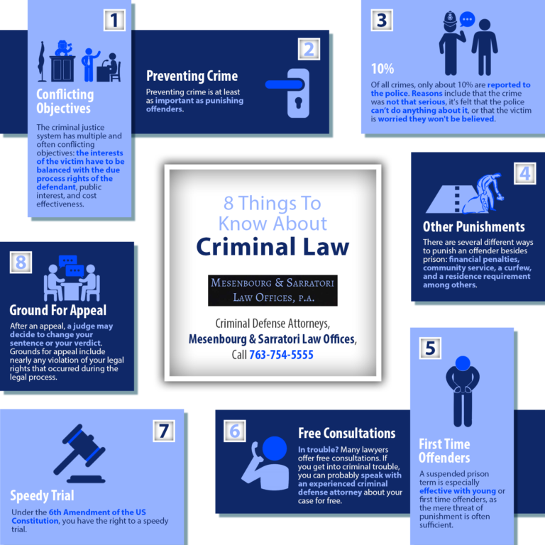 8 Things to Know About Criminal Law Shared Info Graphics