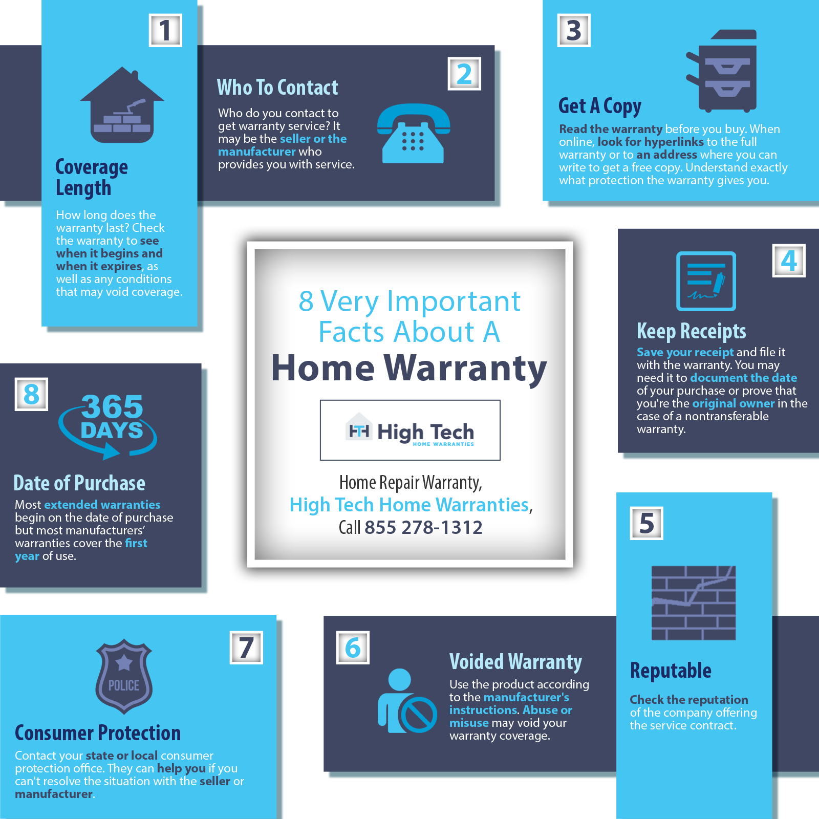 8 Very Important Facts About A Home Warranty | Shared Info Graphics