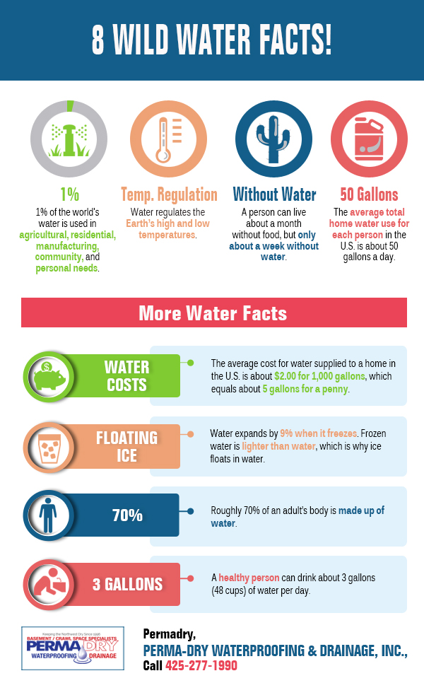 8 Wild Water Facts! | Shared Info Graphics