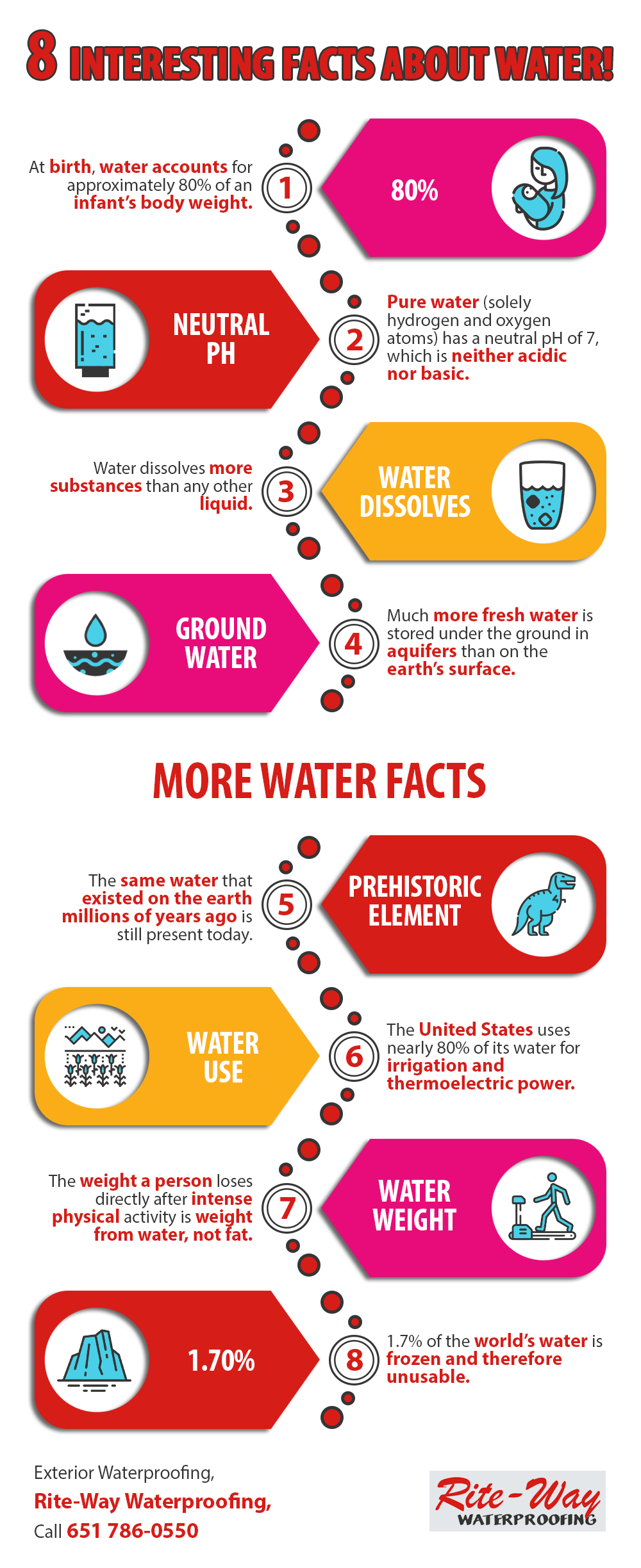 8 Interesting Facts About Water! | Shared Info Graphics