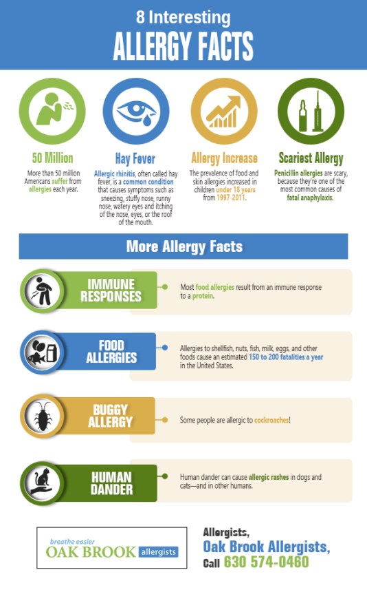 8 Interesting Allergy Facts | Shared Info Graphics