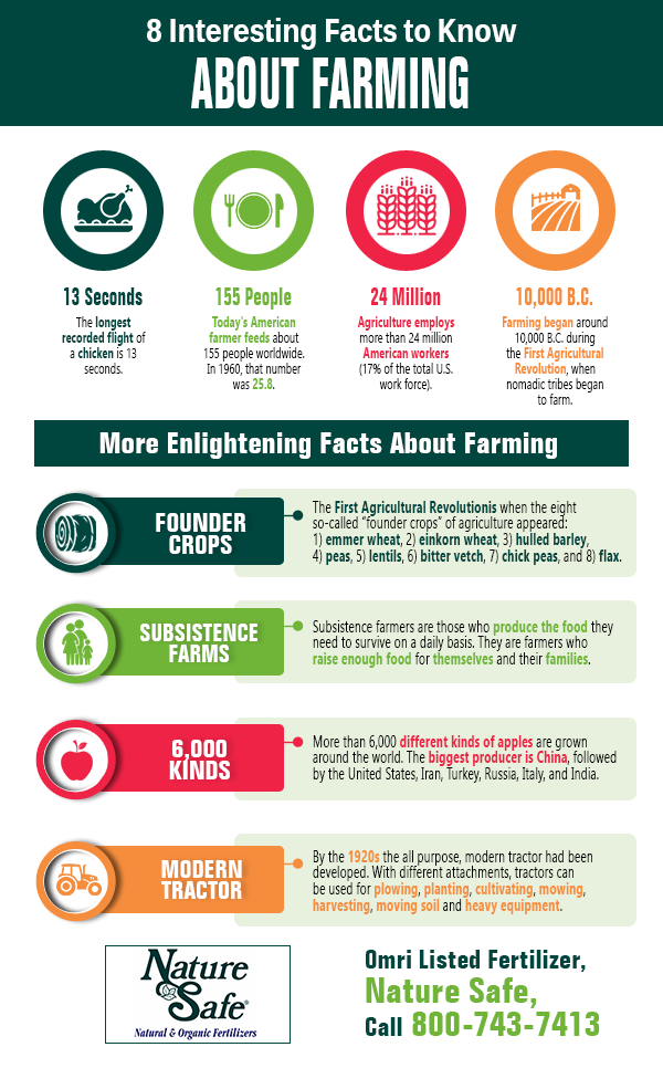 8 Interesting Facts to Know About Farming | Shared Info Graphics