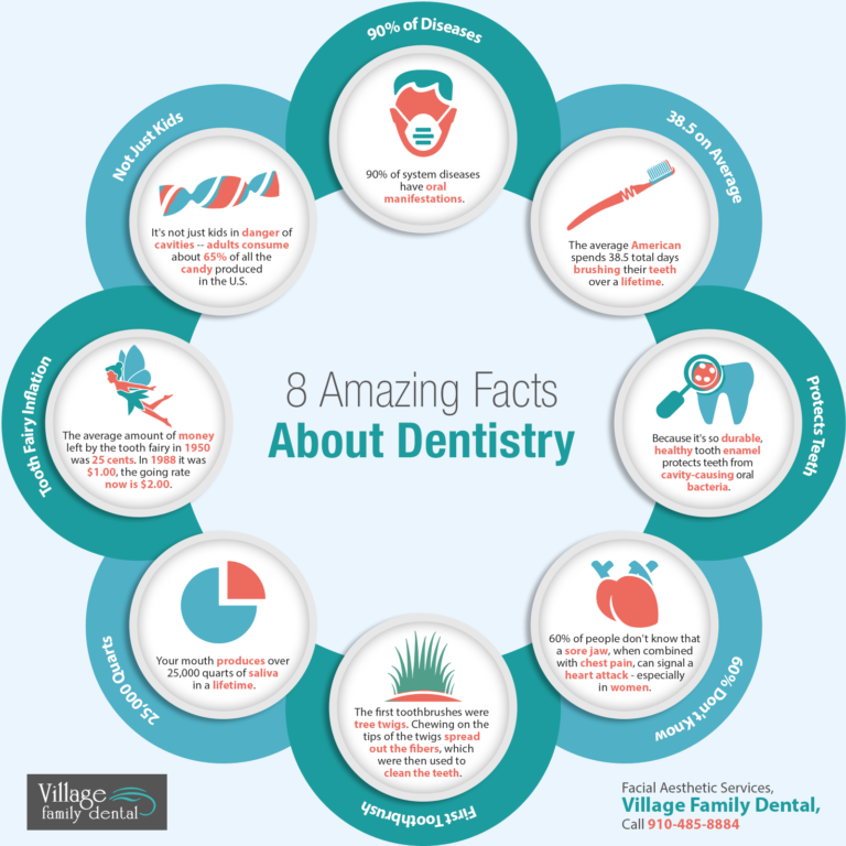 8 Amazing Facts About Dentistry | Shared Info Graphics